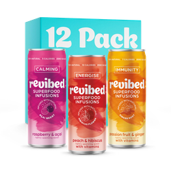 Revibed Superfood Infusions Sparkling Water 12 x 250 ml