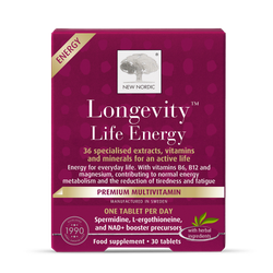 New Nordic Longevity Life Energy Multivitamin 30 Tablets
