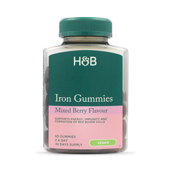 Holland & Barrett Iron Mixed Berry Flavour 60 Gummies