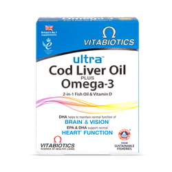 Vitabiotics Ultra Cod Liver Oil 60 Capsules