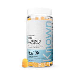 Known Nutrition High Strength Vitamin C 1000mg Zesty Orange Flavour 30 Gummies