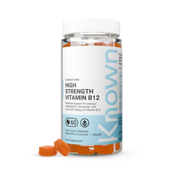 Known Nutrition High Strength Vitamin B12 500mcg Pineapple Flavour 60 Gummies