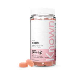 Known Nutrition Biotin 10,000mcg Watermelon Flavour 60 Gummies