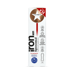 Starpowa Iron + Vit-C Liquid Liposomal Blueberry 14 Sachets
