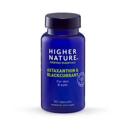 Higher Nature Astaxanthin & Blackcurrant - With AstaSuper® - 90 Vegan Capsules - 45 Servings