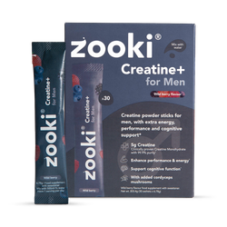 Zooki Creatine+ For Men Powder Wild Berry Flavour 30 Sachets