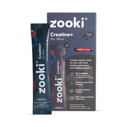 Zooki Creatine+ For Men Powder Wild Berry Flavour 7 Sachets