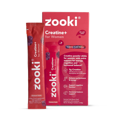 Zooki Creatine+ For Women Powder Summer Fruits Flavour 7 Sachets