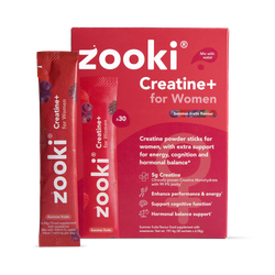 Zooki Creatine+ For Women Powder Summer Fruits Flavour 30 Sachets