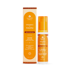 Nature Spell Vitamin C + Pineapple Spf 50+ Face Fluid 75ml