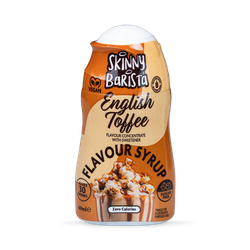 English Toffee Barista Shot Sugar Free Skinny Coffee Syrup - 60ml