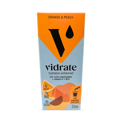 Vidrate Hydration Orange & Peach 12 Sachets