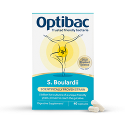 Optibac Saccharomyces Boulardii 40 Capsules