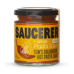 Saucerer Gourmet Pasta Sauce - Tom's Hot Honey Calabrian Pasta sauce 190g