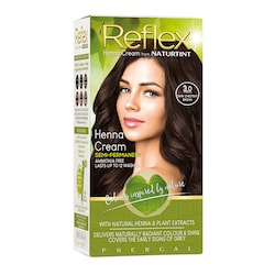 Naturtint Reflex Semi-Permanent Henna Cream Hair Colour 3.0 (Dark Chestnut Brown)