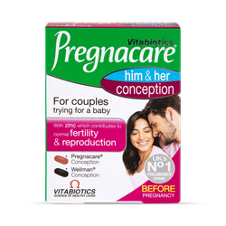 Vitabiotics Pregnacare His & Her Conception 60 Tablets