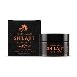 Himalayan Shilajit Resin, Natural Energy, Testosterone Support and Male Vitality, 75% Fulvic Acid