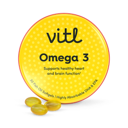 Vitl Omega 3 Pocket Pack 30 Soft gels