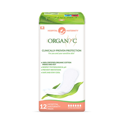 Organyc Maternity Pads (Hospital) 12’s