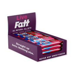 Fatt Raspberry + Almond Bar (20 x 30g)