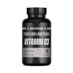 Soccer Supplement Vitamin D3 2000 IU (50µg) High Strength ‚- 120 Capsules