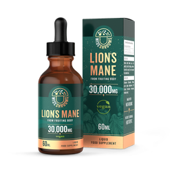 Wiseshrooms Lions Mane Mushroom 30,000mg - 60ml Vegan Liquid 60ml