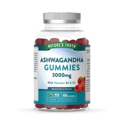 Ashwagandha 3000mg - Raspberry Flavour - 60 Vegan Gummies