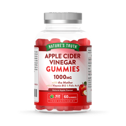Nature's Truth Apple Cider Vinegar w/the Mother & Ginger - 60 Gummies