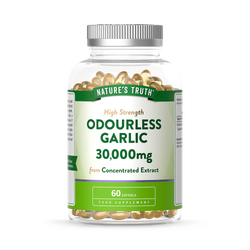 Nature's Truth Odourless Garlic 30,000mg 60 Capsules