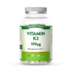 Nature's Truth Vitamin K2 100ug - 60 Tablets 60Tablets