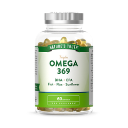 Nature's Truth Triple Omega 369 2000mg - 60 Softgels 60Softgel