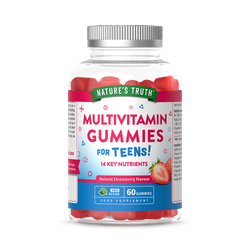 Nature's Truth Teens Multivitamin - 60 Vegan Gummies - Strawberry