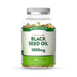 Nature's Truth Natures Truth Black Seed Oil 1000mg Cold Pressed - 60 Softgels