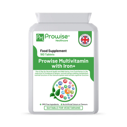 Prowise Healthcare Multivitamin & Iron 180 Tablets (6 Months Dose) Immune Support