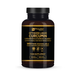 Prowise Healthcare Optisorb Liquid Curcumin with Vitamin D - 60 Liqcaps