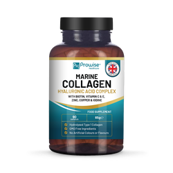 Prowise Healthcare Marine Collagen with Hyaluronic Acid Complex 1100mg 90 Capsules
