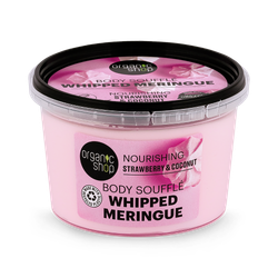 Organic Shop Whipped Meringue Body Souffle Nourishing Strawberry & Coconut 250ml
