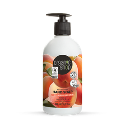 Organic Shop Nourishing Hand Soap Rose & Peach 500ml