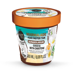 Organic Shop Paradise Found Body Marmalade For Faster Tan in the Sun & Solarium with Coco & Beta Carotene 180ml