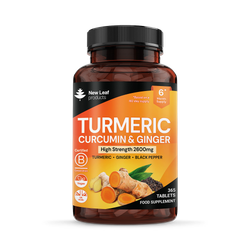 New Leaf Products Turmeric, Curcumin & Ginger 365 Tablets