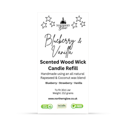 Scented Candle Refill - Blueberry & Vanilla