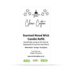 Scented Candle Refill - Clean Cotton