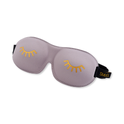 Smug Contoured Sleep Mask Grey Wink