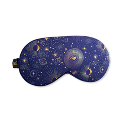 Satin Sleep Mask Blue Celestial