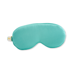 Smug Cloud Padded Satin Sleep Mask Aqua