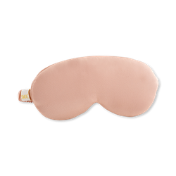 Smug Cloud Padded Satin Sleep Mask Caramel