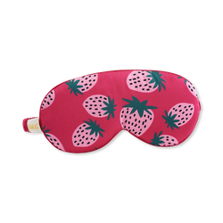 Smug Cloud Padded Satin Sleep Mask Strawberry Dreams