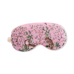 Smug Cloud Padded Satin Sleep Mask Tiger