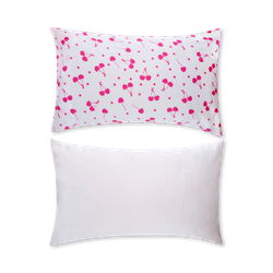 Soft Satin Pillowcase Set - Starlit Cherry