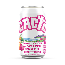 Cacto - Low Sugar Soda Pricly Pear & Peach 330 ml